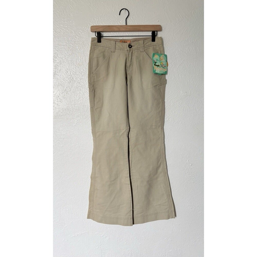 Periscope Women's Vintage Y2K Beige Flare Leg Pants Size 1 NWT
